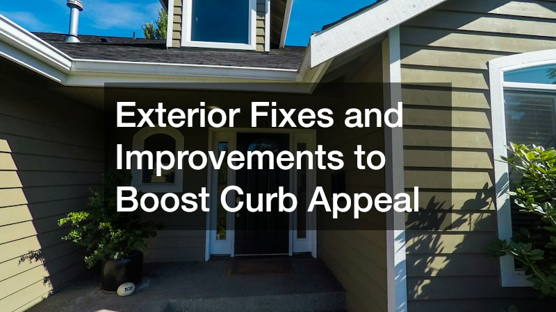 Exterior Fixes and Improvements to Boost Curb Appeal